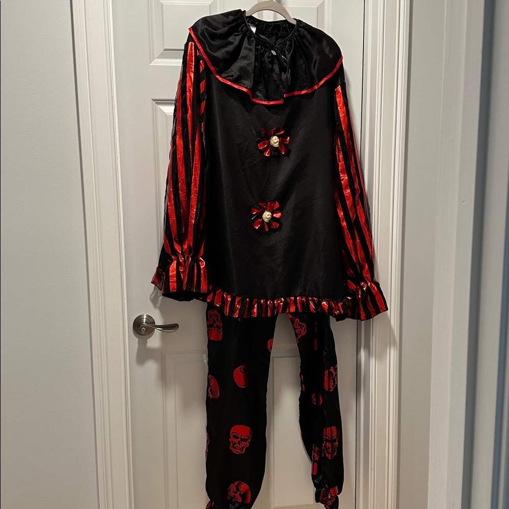 Spirit Halloween Metallic black and red  Costume only worn once